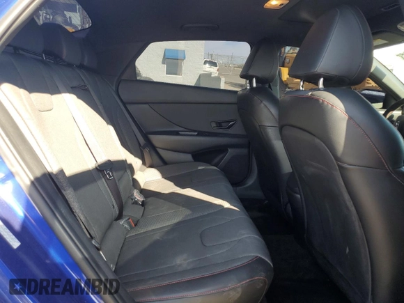 2023 Hyundai Elantra N Line z VIN KMHLR4AF4PU538275, wystawiony jako Copart lot #52669155 z przebiegiem 44 246 mil mil oraz Tytuł czysty. Historia ofert i sprzedaży dostępna na DreamBid. Obrazek 10.