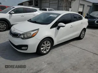 2014 Kia Rio EX z VIN KNADN4A39E6404144, wystawiony jako Copart lot #47756925 z przebiegiem 150 207 mil mil oraz Szkody całkowita. Historia ofert i sprzedaży dostępna na DreamBid. Obrazek 1.