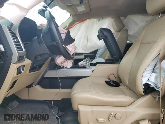 2017 Ford Super Duty F-250 SRW Lariat with VIN 1FT7W2BTXHEC53860, listed as a Copart auction lot 54782825 with 0 mi miles and Salvage Title. Bid and sale history available at carsss.com. Image 7.