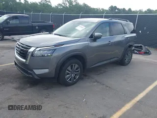 2025 Nissan Pathfinder SV with VIN 5N1DR3BC6SC205478, listed as a IAAI auction lot 42719067 with 26,744 mi miles and . Bid and sale history available at DreamBid. Image 18.
