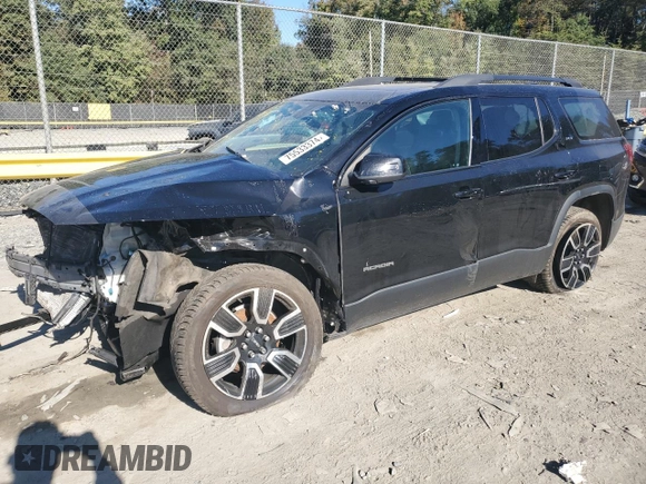 2019 GMC Acadia SLT with VIN 1GKKNMLA7KZ289709, listed as a Copart auction lot 75533374 with 125,246 mi miles and Salvage Title. Bid and sale history available at carsss.com. Image 1.