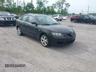 2008 Mazda 3 i Sport with VIN JM1BK32F881163958, listed as a IAAI auction lot 42088111 with 160,585 mi miles and . Bid and sale history available at DreamBid. Image 1.