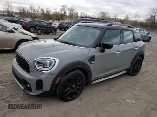2021 MINI Countryman Oxford Edition with VIN WMZ23BR08M3M79321, listed as a Copart auction lot 78650574 with 49,718 mi miles and Non Repairable. Bid and sale history available at carsss.com. Image 1.