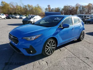 2024 Subaru Impreza Sport with VIN JF1GUAFC2R8327174, listed as a Copart auction lot 79907334 with 9,985 mi miles and Salvage Title. Bid and sale history available at carsss.com. Image 1.