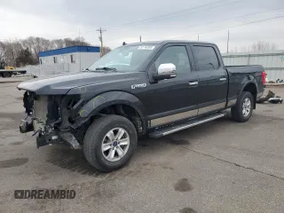 2020 Ford F-150 XL with VIN 1FTFW1E49LKD90213, listed as a Copart auction lot 52746305 with 126,979 mi miles and Salvage Title. Bid and sale history available at carsss.com. Image 1.