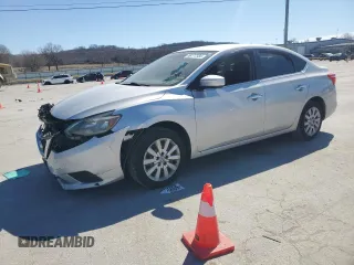 2016 Nissan Sentra SV with VIN 3N1AB7AP8GY218340, listed as a Copart auction lot 46777335 with 154,831 mi miles and Salvage Title. Bid and sale history available at DreamBid. Image 1.