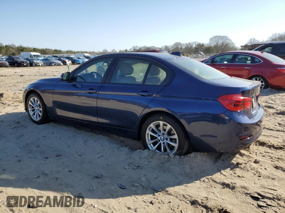 2016 BMW 3 Series 320i xDrive with VIN WBA8E5G59GNT41491, listed as a Copart auction lot 48753615 with 127,305 mi miles and Salvage Title. Bid and sale history available at carsss.com. Image 2.