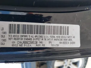 2012 Jeep Patriot Sport with VIN 1C4NJRBB6CD505138, listed as a IAAI auction lot 42173941 with 158,086 mi miles. Bid and sale history available at carsss.com. Image 9.