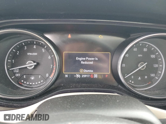 2020 Buick Encore GX Select with VIN KL4MMESLXLB088844, listed as a Copart auction lot 55501914 with 25,917 mi miles and Salvage title. Bid and sale history available at DreamBid. Image 9.