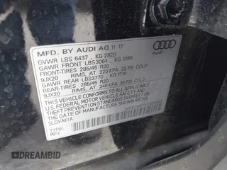 2018 Audi Q7 Premium Plus z VIN WA1LHAF71JD021489, wystawiony jako IAAI lot #42233192 z przebiegiem 103 896 mil mil oraz . Historia ofert i sprzedaży dostępna na DreamBid. Obrazek 9.
