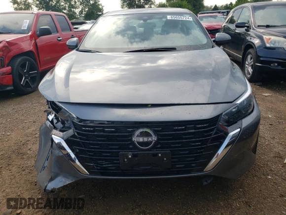 2024 Nissan Sentra S with VIN 3N1AB8BV6RY270880, listed as a Copart auction lot 65655724 with 19,019 mi miles and Salvage title. Bid and sale history available at DreamBid. Image 5.