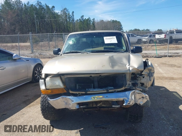 1999 Ford Ranger XL with VIN 1FTZR15V8XTB07717, listed as a IAAI auction lot 41661032 with 161,889 mi miles. Bid and sale history available at carsss.com. Image 6.