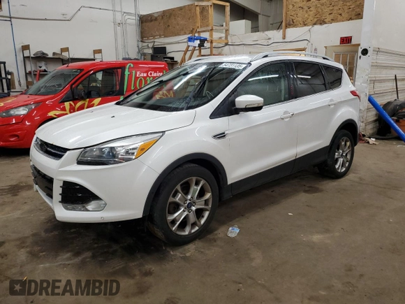 2014 Ford Escape Titanium with VIN 1FMCU9J94EUE52922, listed as a Copart auction lot 54731135 with 193,819 mi miles and Salvage Title. Bid and sale history available at carsss.com. Image 1.