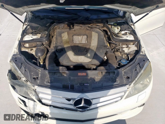 2009 Mercedes-Benz C 350 Sport with VIN WDDGF56X69R056988, listed as a Copart auction lot 58310825 with 153,579 mi miles and Salvage title. Bid and sale history available at DreamBid. Image 11.