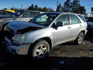 2003 Lexus RX 300 with VIN JTJHF10U330305827, listed as a Copart auction lot 42450245 with 256,762 mi miles and Salvage Title. Bid and sale history available at carsss.com. Image 1.
