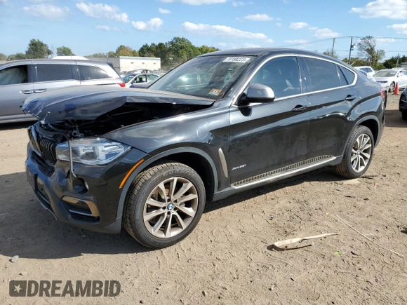 2015 BMW X6 xDrive35i with VIN 5UXKU2C55F0N77081, listed as a Copart auction lot 70188223 with 95,855 mi miles. Bid and sale history available at carsss.com. Image 1.