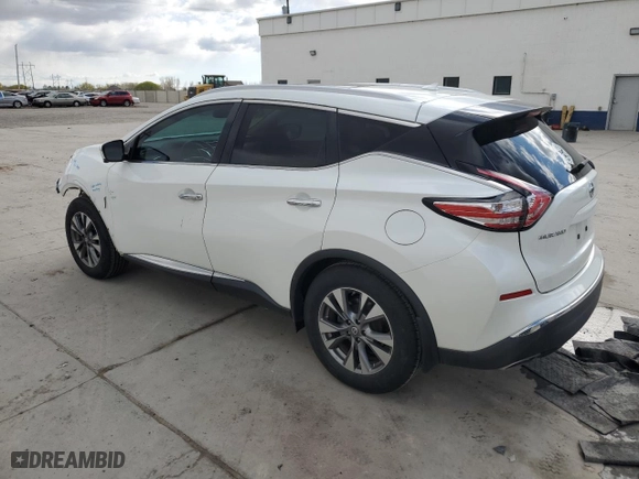 2015 Nissan Murano SL with VIN 5N1AZ2MH9FN264038, listed as a Copart auction lot 51500765 with 65,191 mi miles and Salvage Title. Bid and sale history available at carsss.com. Image 2.
