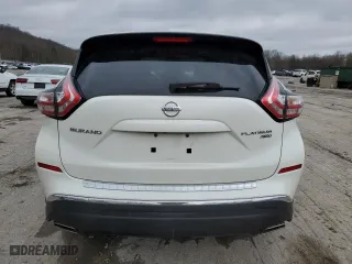 2015 Nissan Murano Platinum with VIN 5N1AZ2MH7FN234245, listed as a Copart auction lot 52851735 with 51,084 mi miles and Salvage Title. Bid and sale history available at carsss.com. Image 6.
