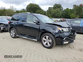 2013 Acura MDX Tech Pkg with VIN 2HNYD2H32DH522707, listed as a Copart auction lot 73629934 with 177,524 mi miles and Salvage Title. Bid and sale history available at carsss.com. Image 4.