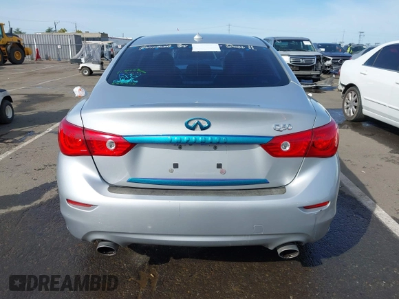 2014 Infiniti Q50 Premium with VIN JN1BV7AP2EM679481, listed as a IAAI auction lot 41836371 with 133,393 mi miles. Bid and sale history available at carsss.com. Image 15.