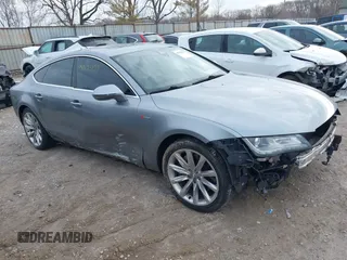 2012 Audi A7 3.0 Premium Plus with VIN WAUYGAFC2CN124927, listed as a IAAI auction lot 41625129 with 109,809 mi miles. Bid and sale history available at carsss.com. Image 1.