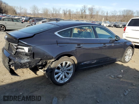 2018 Audi A5 Sportback Premium Plus with VIN WAUBNCF50JA042904, listed as a Copart auction lot 45900394 with 42,288 mi miles. Bid and sale history available at carsss.com. Image 3.