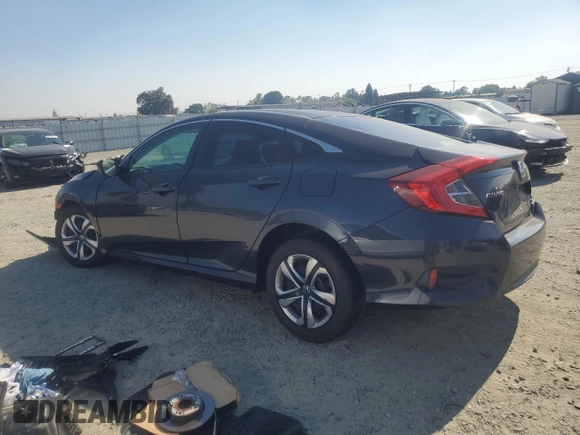 2017 Honda Civic LX with VIN 2HGFC2F51HH542488, listed as a Copart auction lot 64215385 with Not provided miles and Salvage title. Bid and sale history available at DreamBid. Image 2.