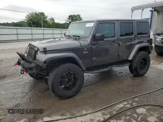 2017 Jeep Wrangler Unlimited 75th Anniversary z VIN 1C4BJWEG0HL523611, wystawiony jako Copart lot #57294844 z przebiegiem 137 950 mil mil oraz Szkody całkowita. Historia ofert i sprzedaży dostępna na DreamBid. Obrazek 1.