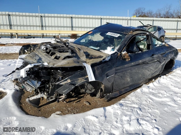2018 BMW M4 with VIN WBS4Y9C53JAC87069, listed as a Copart auction lot 41469935 with 0 miles and Salvage Title. Bid and sale history available at carsss.com. Image 1.