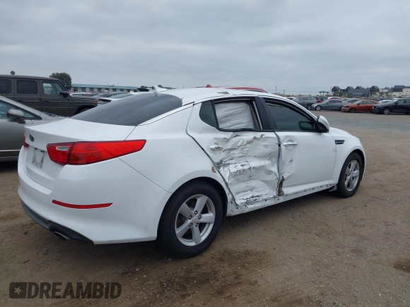 2014 Kia Optima LX with VIN 5XXGM4A72EG260072, listed as a IAAI auction lot 42109844 with 167,910 mi miles and . Bid and sale history available at carsss.com. Image 6.