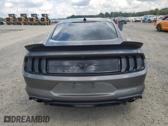 2021 Ford Mustang EcoBoost with VIN 1FA6P8TH2M5134769, listed as a Copart auction lot 58552635 with 100,030 mi miles and Salvage title. Bid and sale history available at DreamBid. Image 6.
