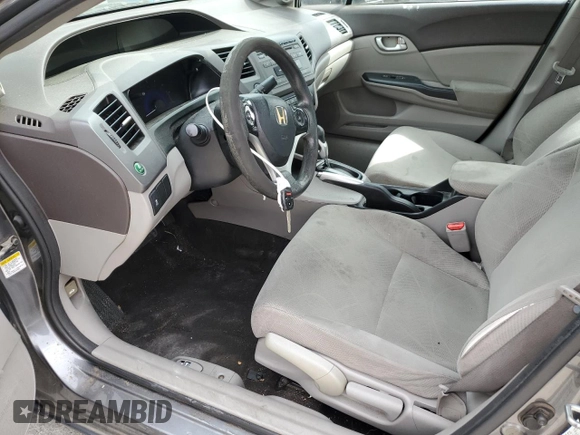 2012 Honda Civic EX with VIN 2HGFB2F86CH330174, listed as a Copart auction lot 56070795 with 137,040 mi miles and Salvage Title. Bid and sale history available at DreamBid. Image 7.