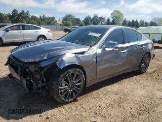 2016 Infiniti Q50 Red Sport 400 с VIN JN1FV7AP2GM420638, выставлен на аукционе Copart как лот 55229375 с пробегом 139 154 миль миль и Списание • Salvage title. История ставок и продаж доступна на DreamBid. Изображение 1.