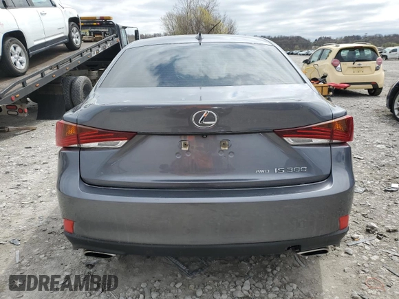 2017 Lexus IS 300 with VIN JTHCM1D2XH5019056, listed as a Copart auction lot 50429755 with 100,513 mi miles and Salvage title. Bid and sale history available at DreamBid. Image 6.