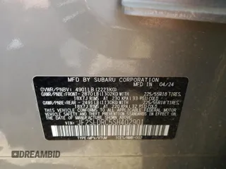 2025 Subaru Forester Limited with VIN JF2SLDRC5SH402901, listed as a Copart auction lot 48461065 with 88,504 mi miles and Salvage Title. Bid and sale history available at carsss.com. Image 13.