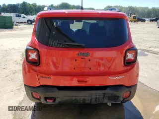 2022 Jeep Renegade Trailhawk with VIN ZACNJDC10NPN89886, listed as a Copart auction lot 59146314 with 24,308 mi miles and Non Repairable. Bid and sale history available at DreamBid. Image 6.