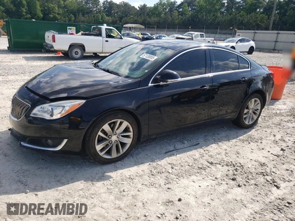2016 Buick Regal Premium II z VIN 2G4GS5GX5G9165711, wystawiony jako Copart lot #57128855 z przebiegiem 109 474 mil mil oraz Szkoda całkowita • Salvage title. Historia ofert i sprzedaży dostępna na DreamBid. Obrazek 1.