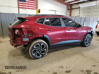 2024 Chevrolet Trax 2RS with VIN KL77LJE2XRC096654, listed as a Copart auction lot 51142385 with 3,648 mi miles and Salvage Title. Bid and sale history available at DreamBid. Image 3.