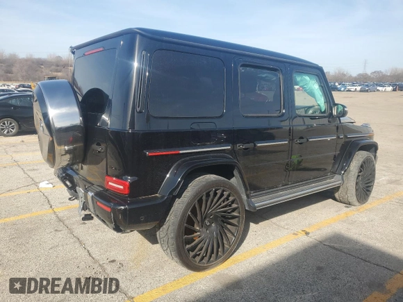 2023 Mercedes-Benz G 550 with VIN W1NYC6BJ2PX475145, listed as a Copart auction lot 49867455 with Not Provided miles and Salvage Title. Bid and sale history available at DreamBid. Image 3.
