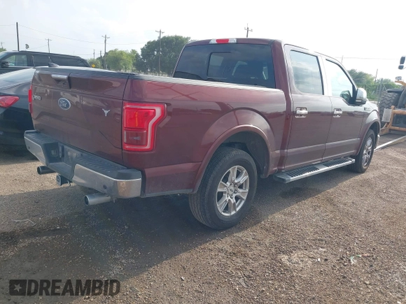2015 Ford F-150 XL with VIN 1FTEW1CG0FFA55038, listed as a IAAI auction lot 41968878 with 50,189 mi miles and . Bid and sale history available at DreamBid. Image 4.