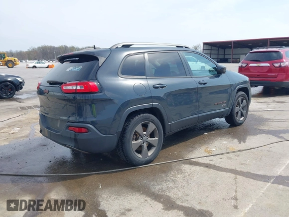 2016 Jeep Cherokee Latitude with VIN 1C4PJMCB2GW357736, listed as a IAAI auction lot 42017755 with 97,650 mi miles. Bid and sale history available at carsss.com. Image 4.