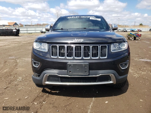 2014 Jeep Grand Cherokee Limited with VIN 1C4RJFBG3EC186074, listed as a Copart auction lot 52109025 with 256,625 mi miles and Clean Title. Bid and sale history available at carsss.com. Image 5.