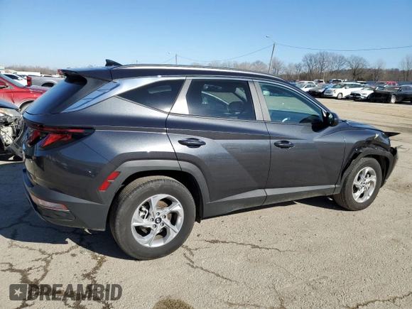 2024 Hyundai Tucson SEL with VIN 5NMJBCDE4RH356485, listed as a Copart auction lot 42849945 with 24,274 mi miles and Salvage Title. Bid and sale history available at carsss.com. Image 3.