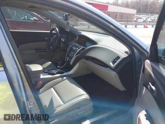 2015 Acura TLX with VIN 19UUB1F31FA017235, listed as a IAAI auction lot 41810472 with 130,762 mi miles. Bid and sale history available at carsss.com. Image 5.