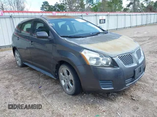 2009 Pontiac Vibe w/1SB with VIN 5Y2SP67089Z454034, listed as a IAAI auction lot 41872691 with 233,392 mi miles. Bid and sale history available at carsss.com. Image 1.