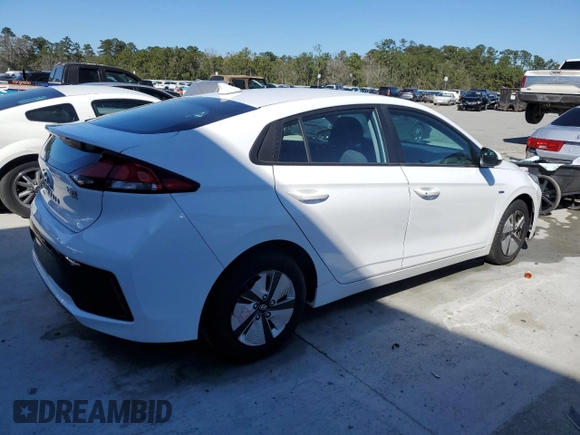 2017 Hyundai Ioniq Blue with VIN KMHC65LC9HU027938, listed as a Copart auction lot 48061475 with 87,612 mi miles and Salvage Title. Bid and sale history available at DreamBid. Image 3.