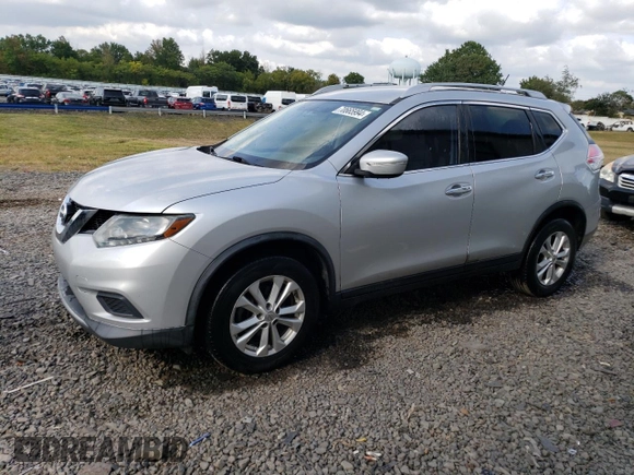 2015 Nissan Rogue S with VIN KNMAT2MT1FP541361, listed as a Copart auction lot 70665994 with 144,854 mi miles and Salvage Title. Bid and sale history available at carsss.com. Image 1.