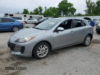 2013 Mazda 3 i Touring with VIN JM1BL1L7XD1824103, listed as a Copart auction lot 58460675 with 112,553 mi miles and Salvage title. Bid and sale history available at DreamBid. Image 1.