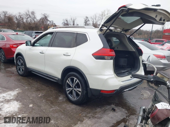 2017 Nissan Rogue SL with VIN 5N1AT2MV8HC830938, listed as a IAAI auction lot 41337476 with 117,940 mi miles. Bid and sale history available at carsss.com. Image 3.