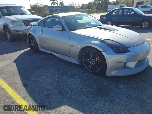 2003 Nissan 350Z Touring z VIN JN1AZ34E23T019866, wystawiony jako IAAI lot #41293510 z przebiegiem 118 416 mil mil oraz . Historia ofert i sprzedaży dostępna na DreamBid. Obrazek 1.